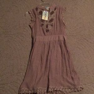 Rebellion taupe dress